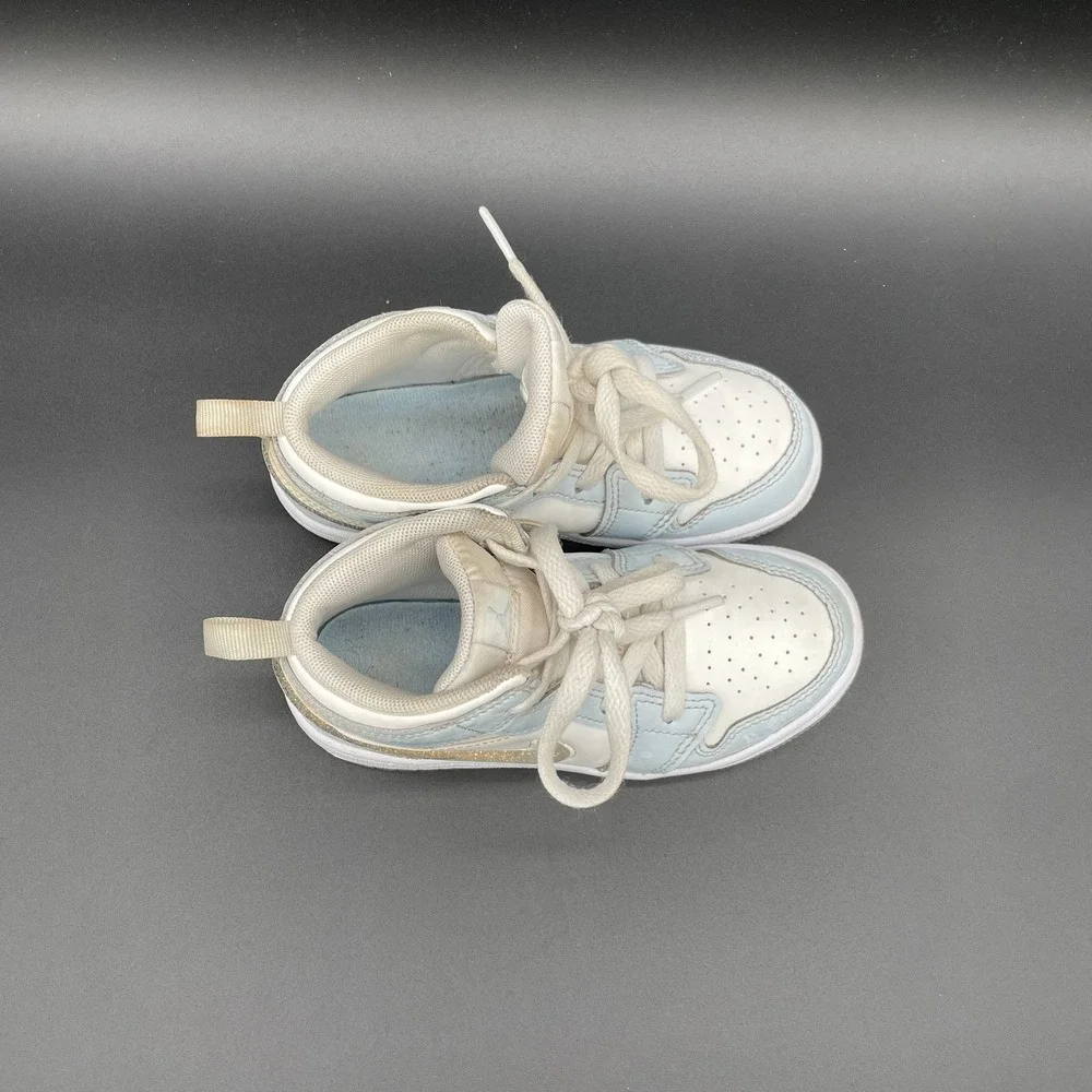 Toddler's Jordan 1 Mid SE Blue Tint/Ice Blue (FQ9116 400) 10 C